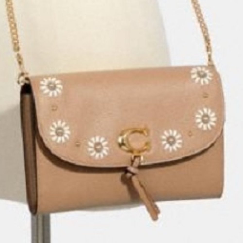 $198 *NEW* COACH Remi Chain Crossbody With Whipsti - Picture 6 of 6